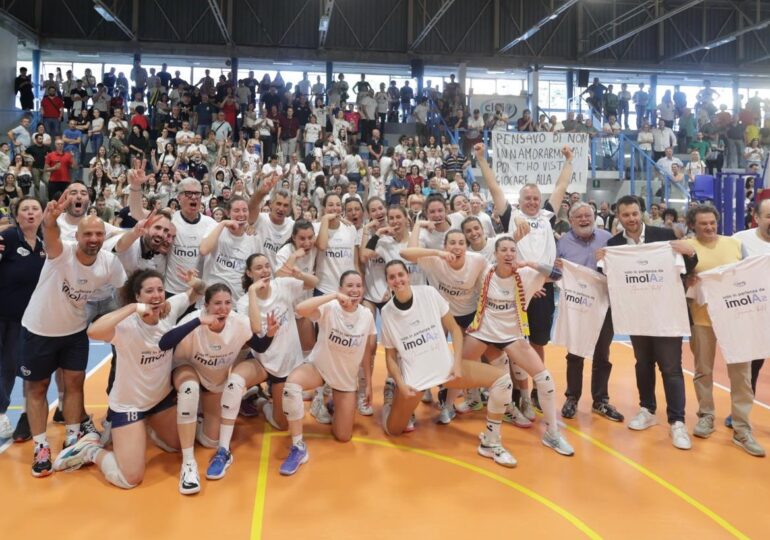 VOLLEY FEMMINILE: CSI CLAI IMOLA PROMOSSA IN SERIE A2